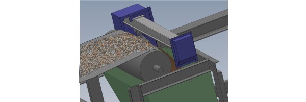 Sampler for conveyor belts