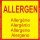 "Allergen"Verschluss-Siegel und Probenahme Ettiketten