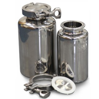 316L Stainless Clamp Top Bottle