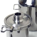 Stainless Containers (1 to 30 Litres) with GL45 Thread & Cap 1000