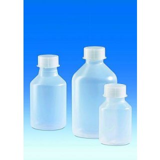 Laboratory bottle, PP, with GL 45 thread and cap,  500ml