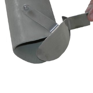 Gewebe-Druchluftschlauch ID8mm / AD15 10cm lang für  Rohrprobenehmer für Zement