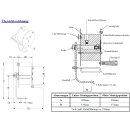 Entladungsrolle mit Handkurbel und 20 Meter Kabel