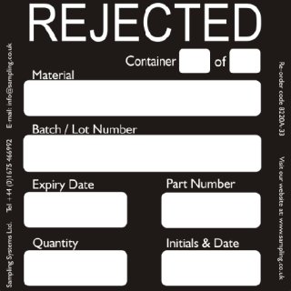 Rejected Quality Control Labels